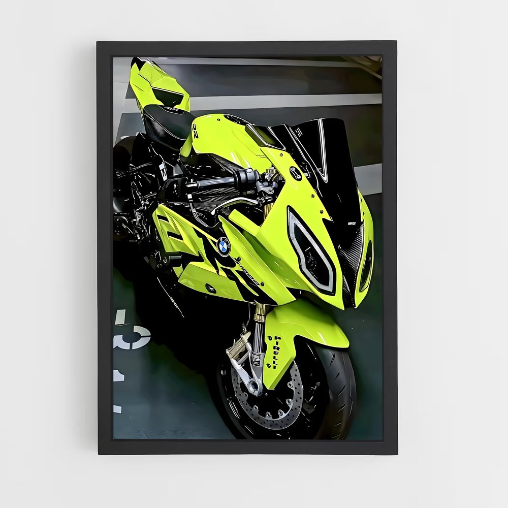 Poster La Moto Jaune – affiche Beta (vue 2)
